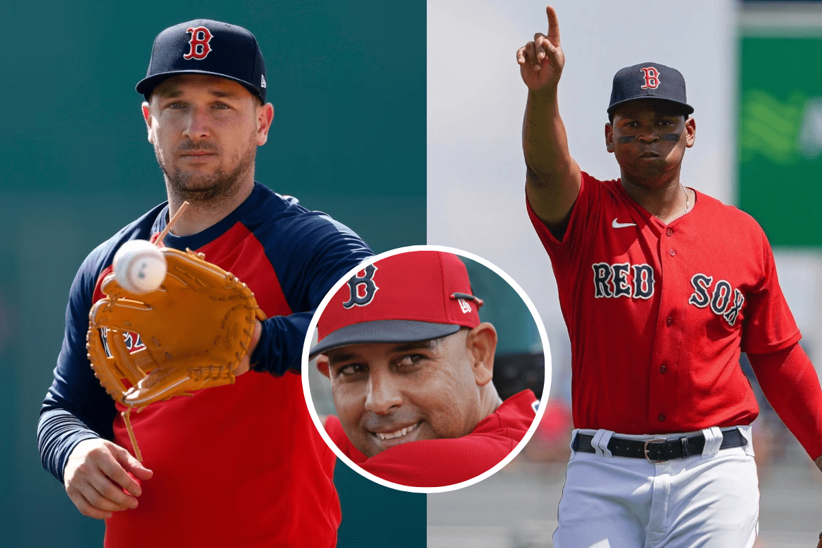 Alex cora habla sobre usar a rafael devers en tercera base tras baja de alex bregman