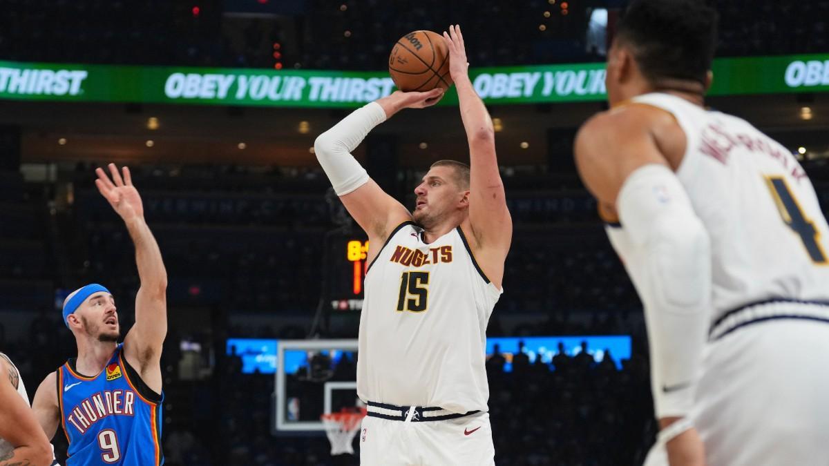 Nikola Jokic, en el séptimo partido contra Oklahoma City Thunder