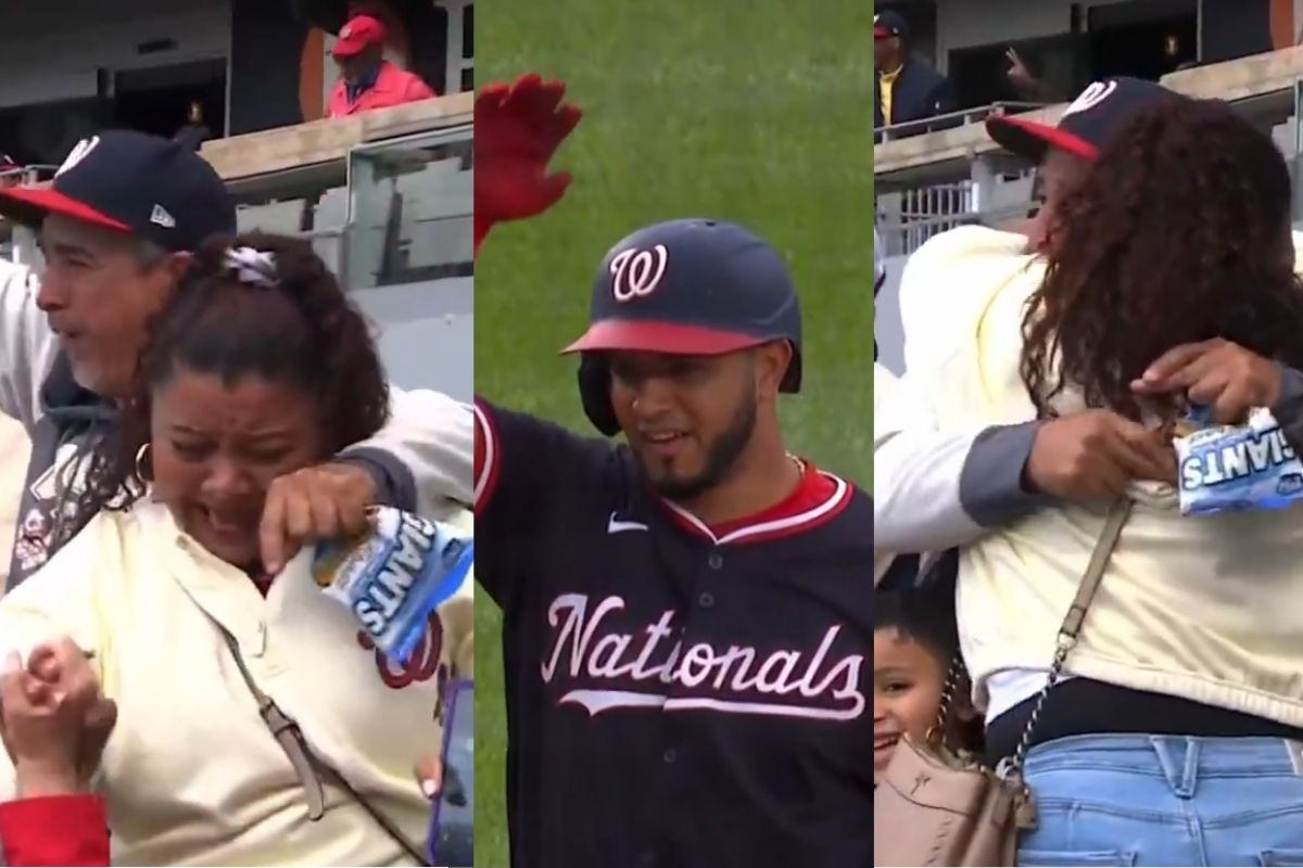 Keibert ruiz brilla frente a sus padres