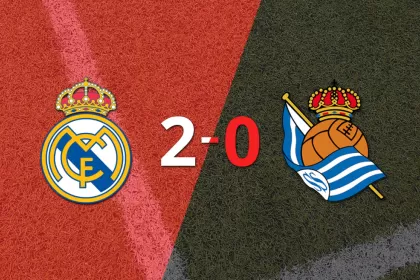 Real Madrid superó a Real Sociedad con dos tantos de Kylian Mbappé | Liga de España