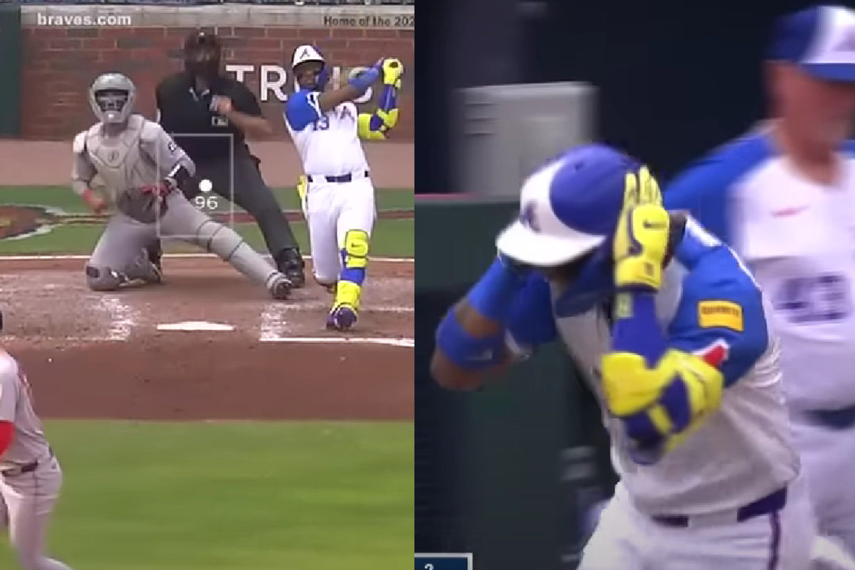 Ronald acuña jr destroza a boston con palo a 428 pies