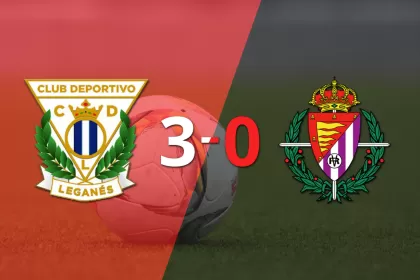 Valladolid fue superado fácilmente y cayó 3-0 contra Leganés | Liga de España