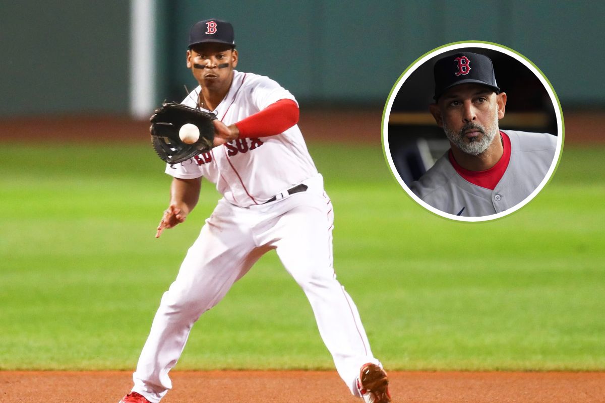 Alex cora habla sobre la nueva tarea de rafael devers