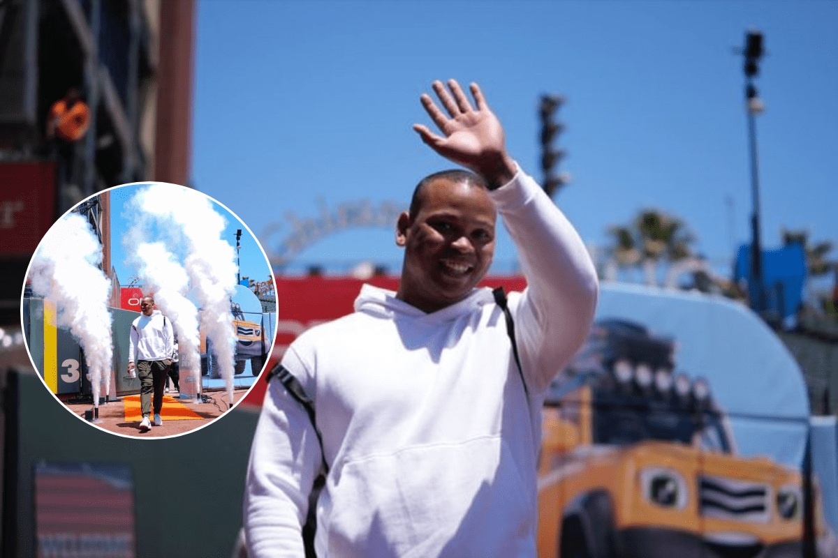 Rafael-devers-llegada-bienvenida-gigantes-san-francisco