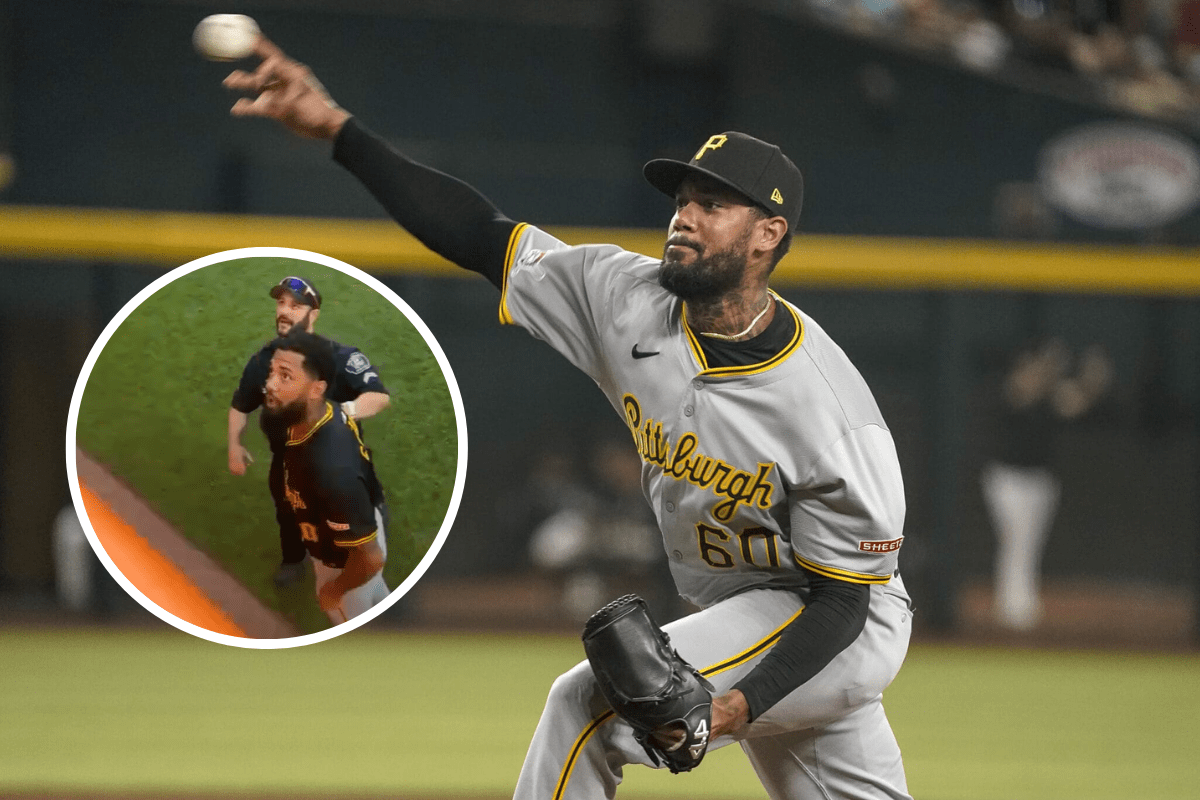 Dennis santana intenta agredir fanático en pleno juego