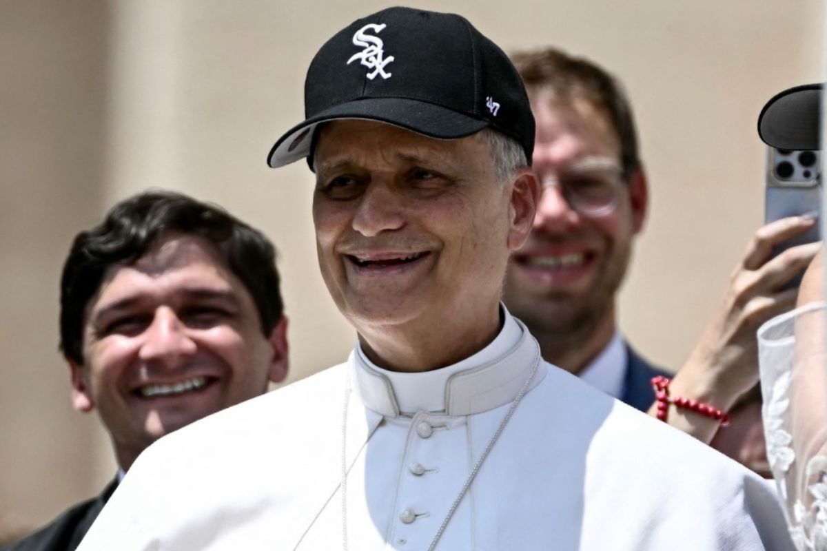 El papa león xiv tiene un enorme gesto / foto: @whitesox
