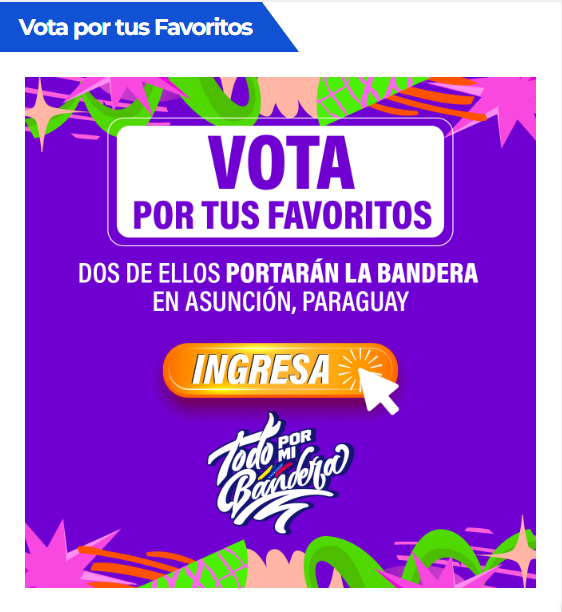 Elige a los abanderados de Asu2025