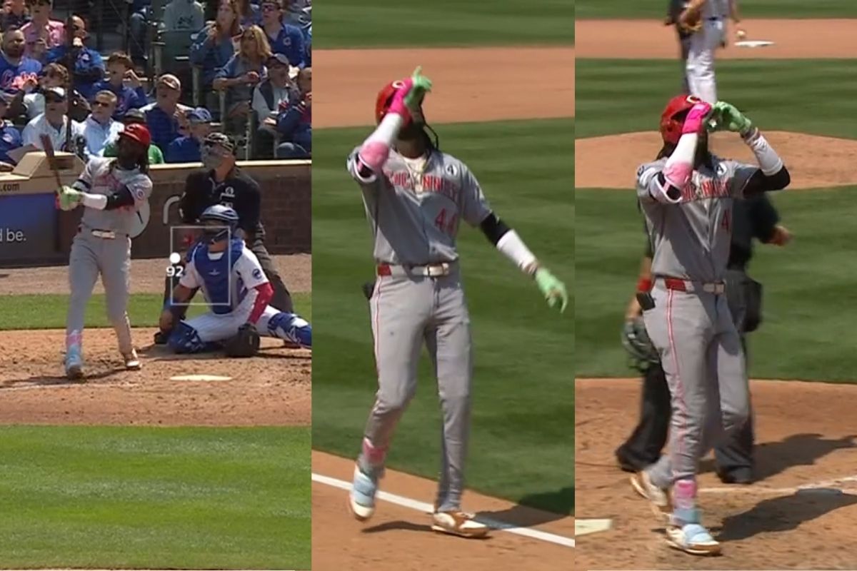 Elly de la cruz conecta jonrón emotivo