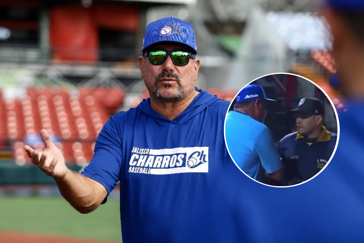 Momento en que benjamín gil se gana suspensión en la lmb