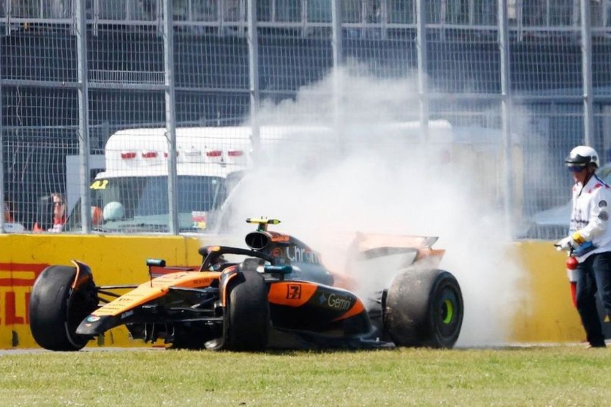 Lando norris tuvo una jugada desafortunada en canadá