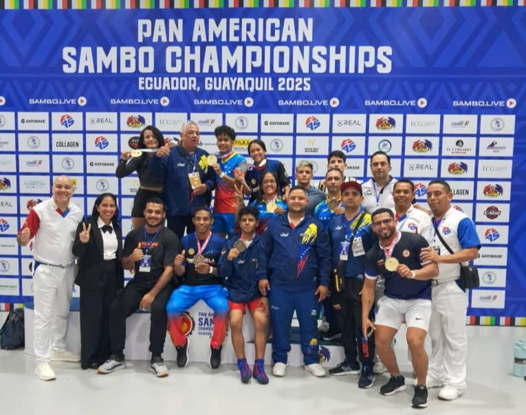 Lluvia de medallas para el sambo