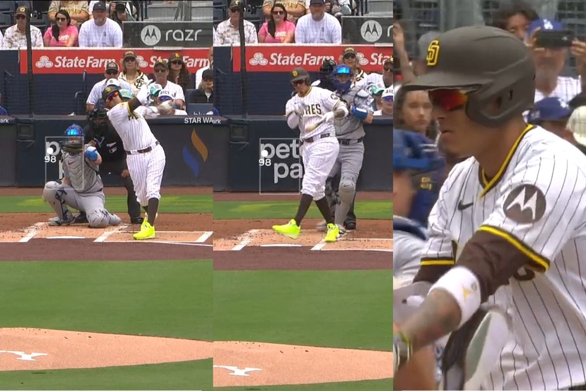 Manny machado se la da a lanzador de dodgers