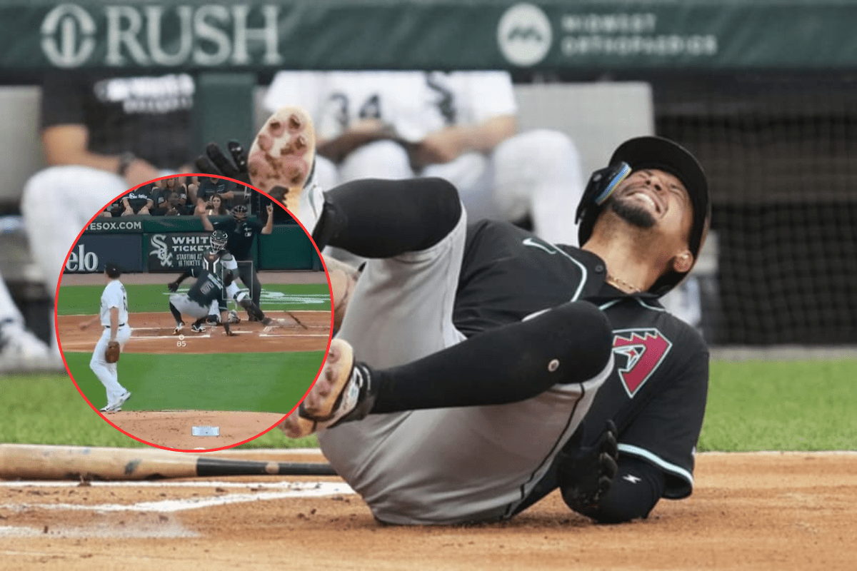 Momento en que iidemaro vargas sufre horrible lesión por pelotazo