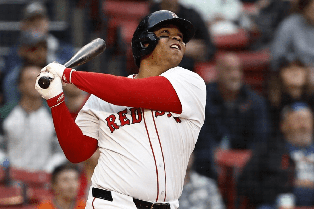 Rafael devers ya es el mejor bate de san francisco sin haber jugado