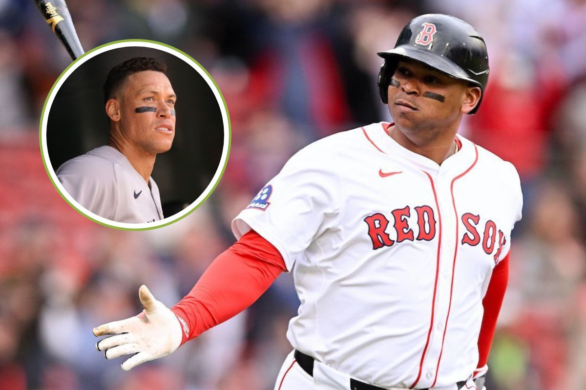 Rafael devers está por encima de aaron judge en las remolcadas