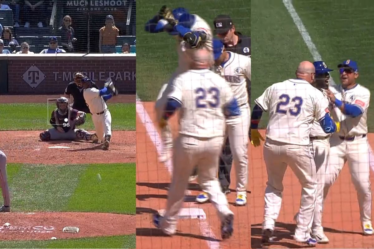 Randy arozarena celebra a lo cr7