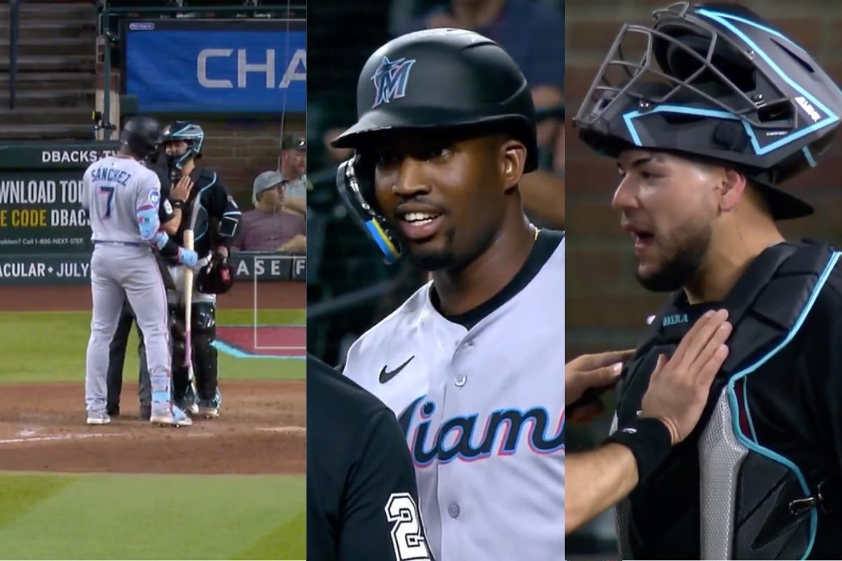 Dbacks y marlins vacían las bancas en mlb