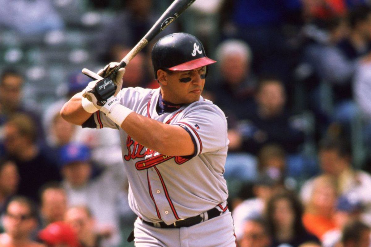 Andrés galarraga regresó al truist field / foto: mlb