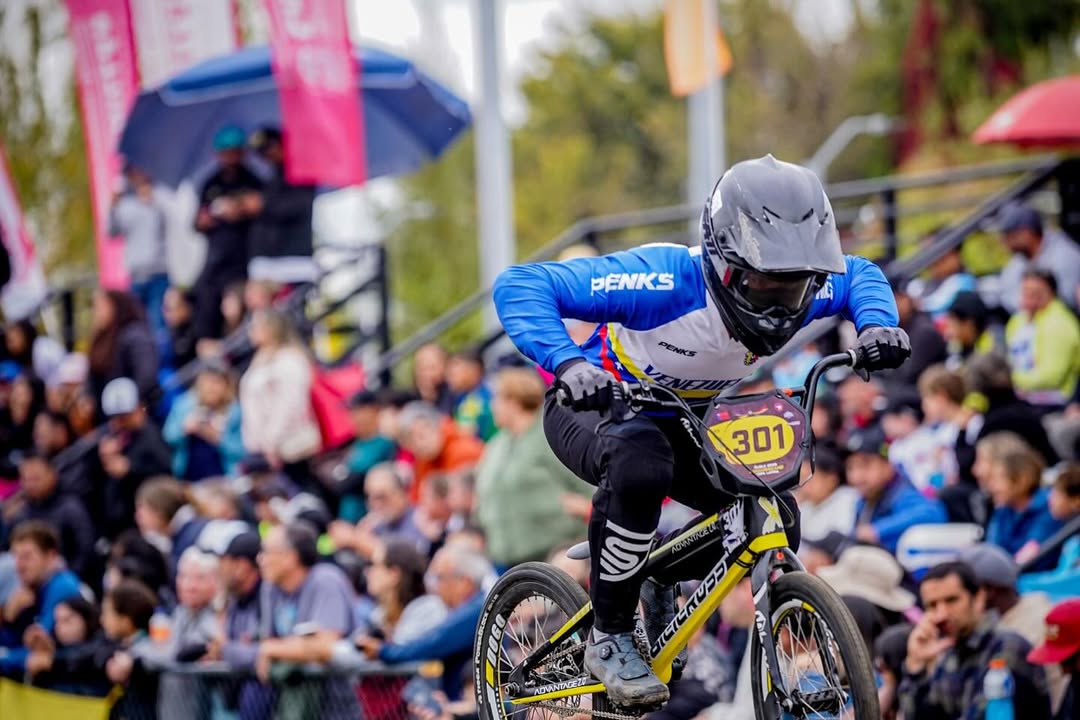 Fabián Vega sexto del mundo en BMX