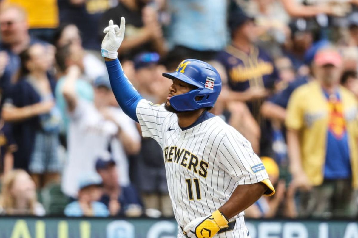 Jackson chourio logra marca de hits para un venezolano / foto: ap