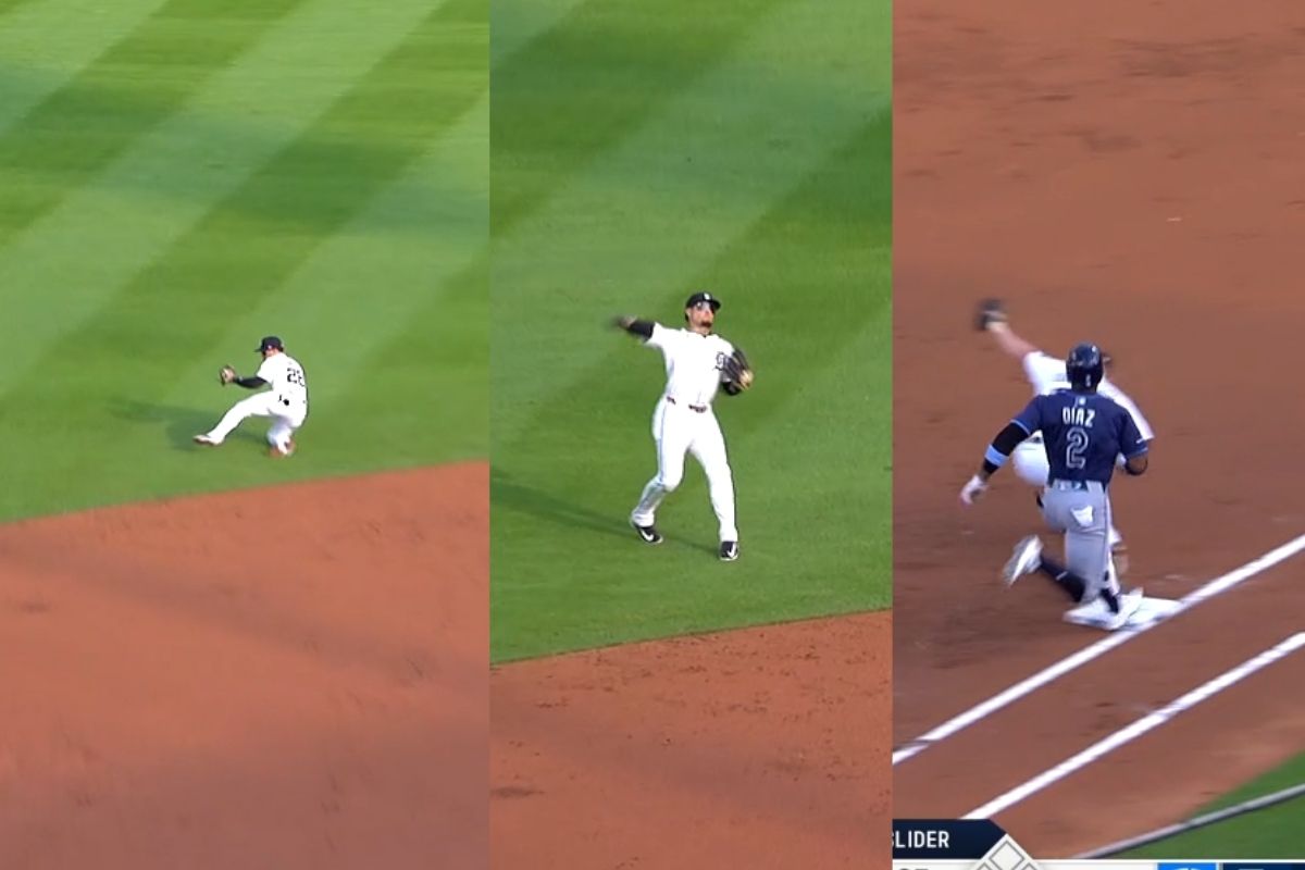 Javier báez logra una jugada de sus viejos tiempos