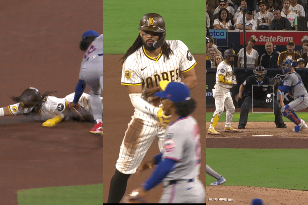 Receptor venezolano enseña a respetar a fernando tatis jr