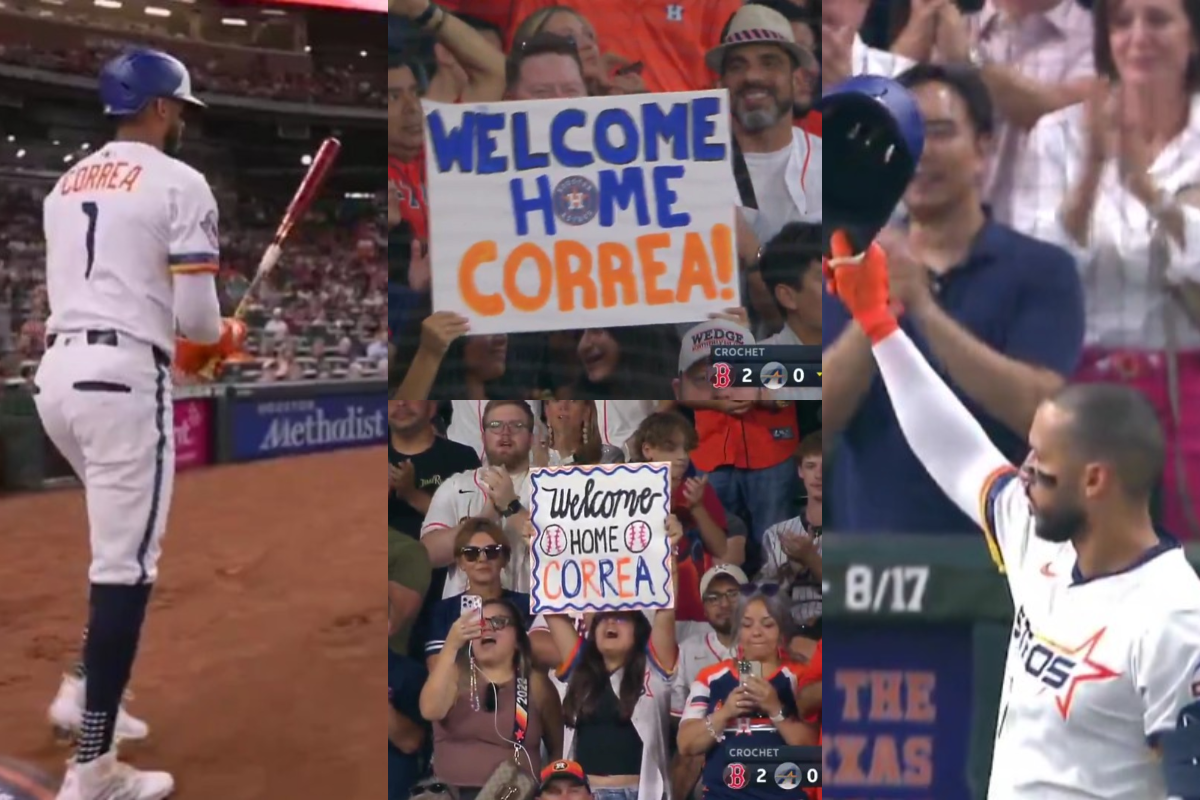 Así ovacionaron a carlos correa en su regreso a houston