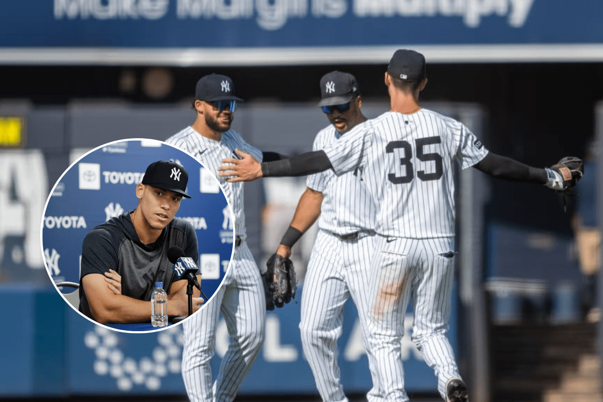 Aaron judge se la deja caer enojado a sus compañeros