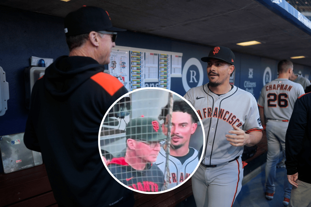 Willy-adames-discusion-bob-melvin-gigantes
