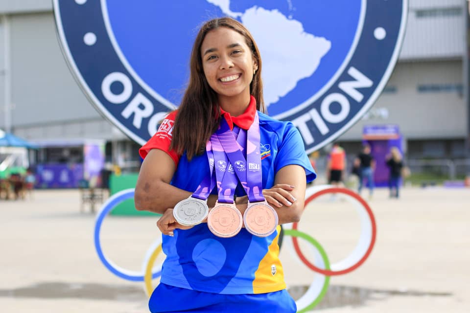 Wilmary Toro se despidió con tres medallas