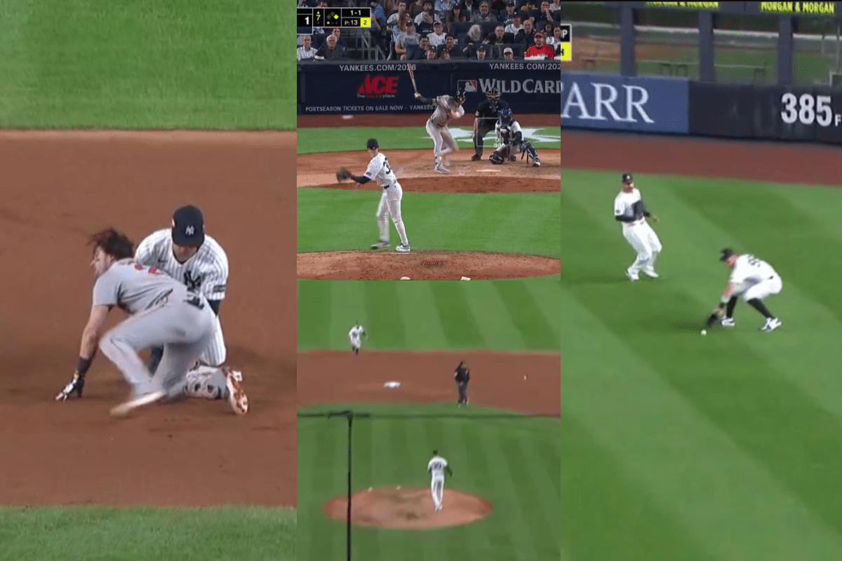 ¿asustado? Aaron judge comete otro costoso error mental por los yankees en playoffs