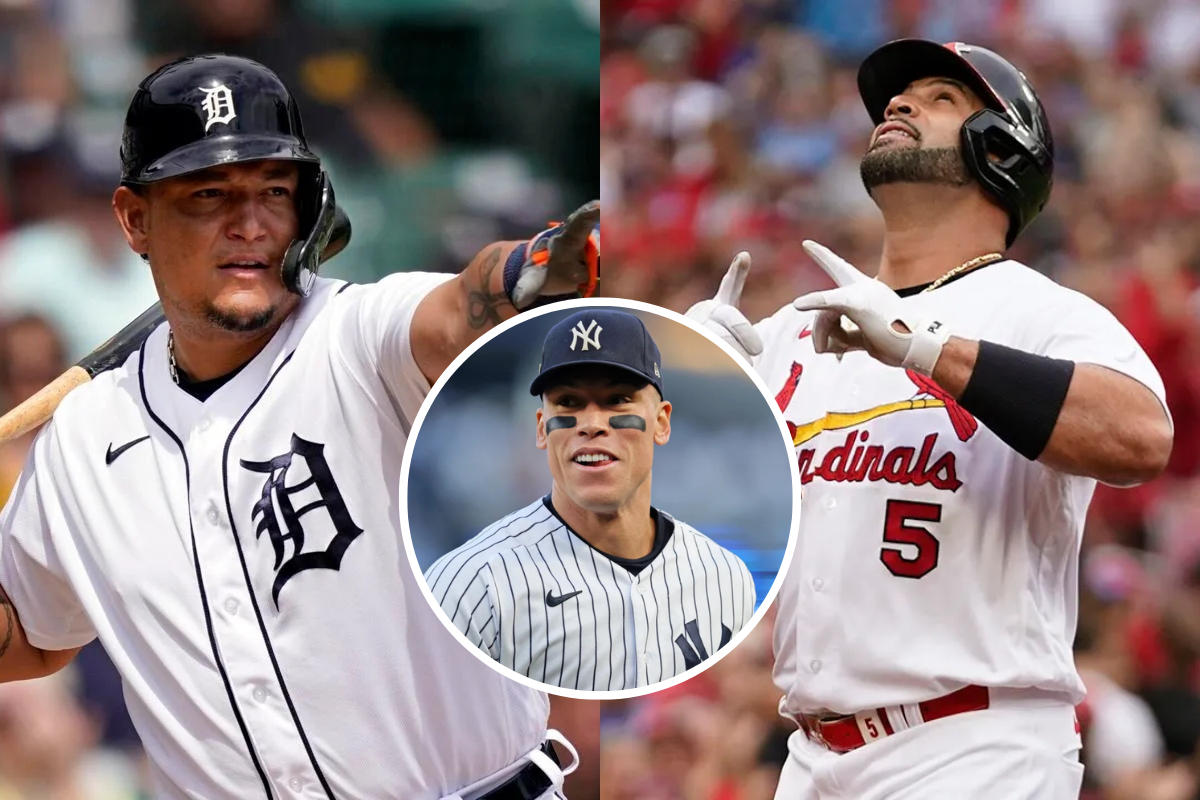 Aaron judge y como le agradece a albert pujols y miguel cabrera