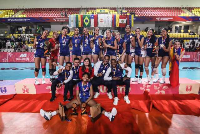 Voleibol sub-17 se coronó en el Suramericano