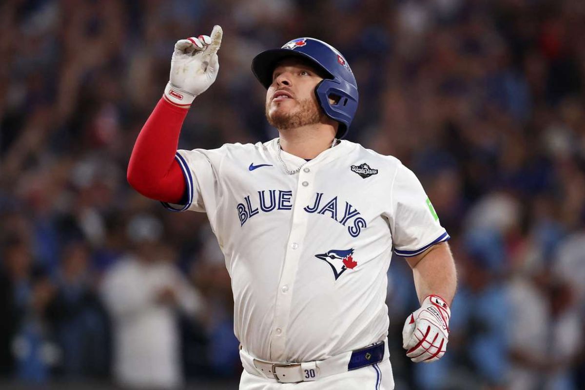 Alejandro kirk logra un hito en la serie mundial / foto: mlb