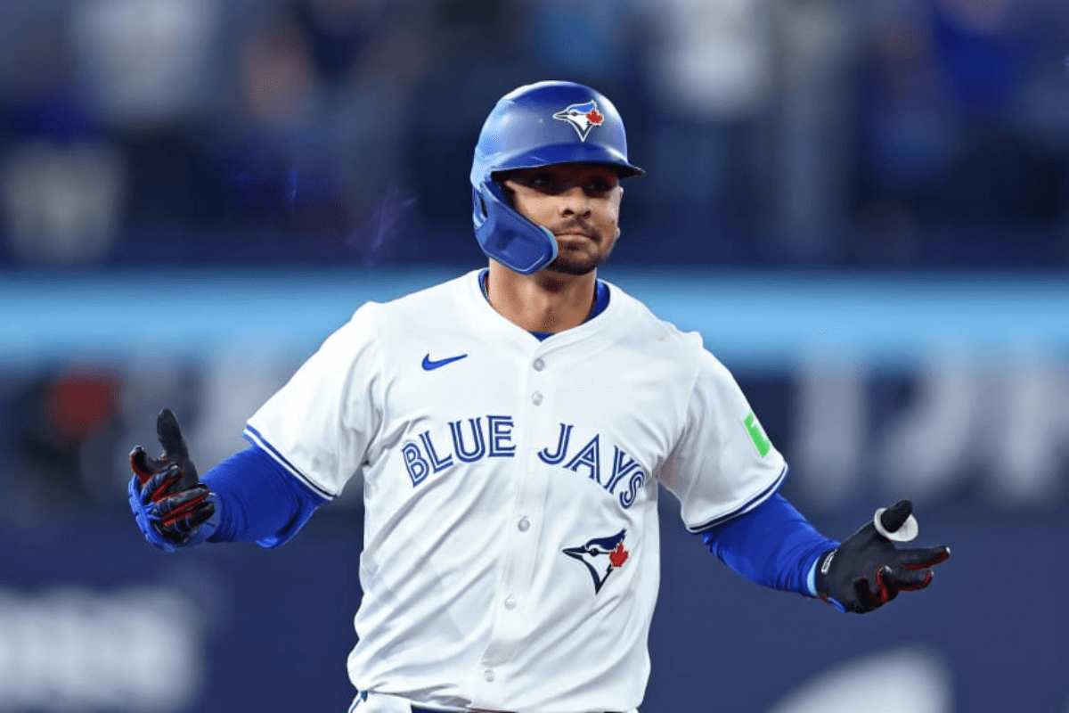 Andrés giménez produce para los jays / foto: mlb
