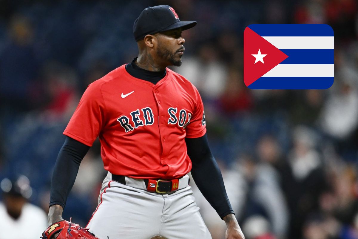 Aroldis chapman hace historia para el país isleño