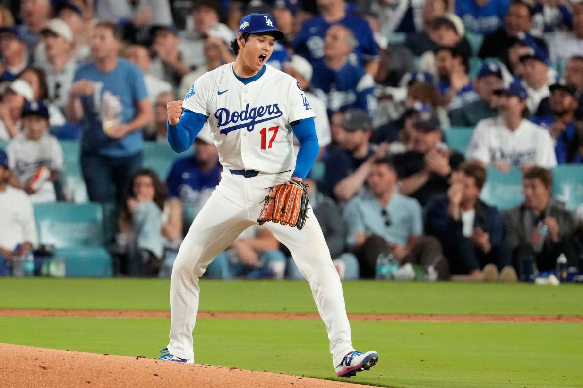 Shohei ohtani encamina a los dodgers a la serie mundial / foto: ap