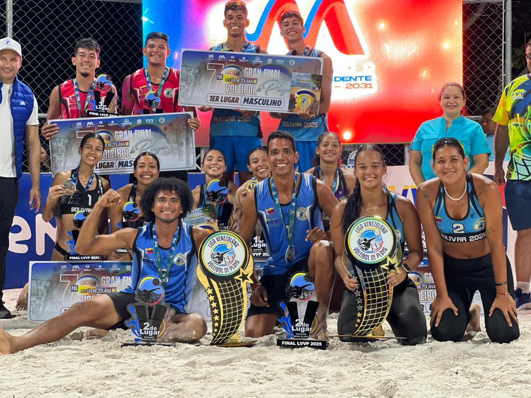 Liga de Voleiplaya coronó a sus campeones