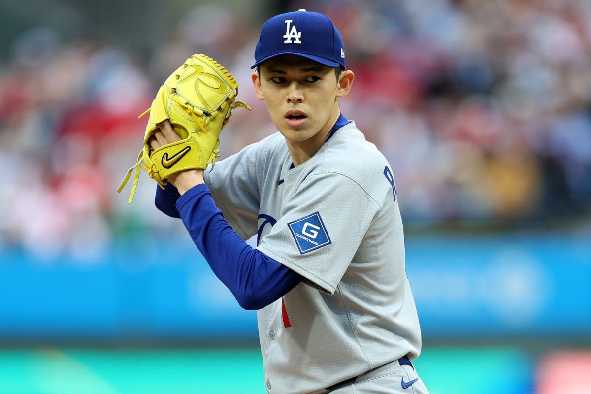 Roki sasaki vuelve a hacer historia en mlb con dodgers / foto: mlb