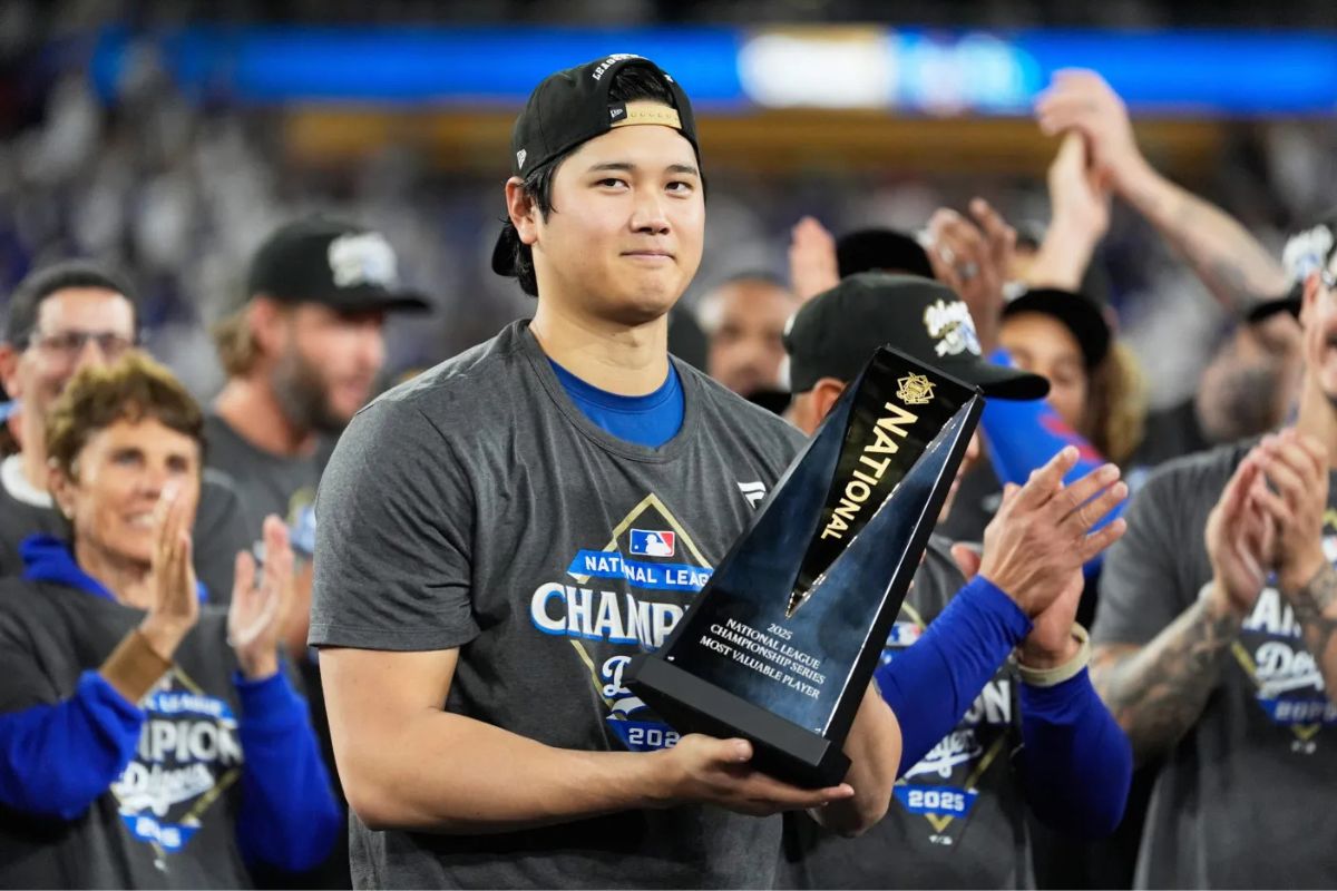 Shohei ohtani paga su contrato en los dodgers / foto: mlb
