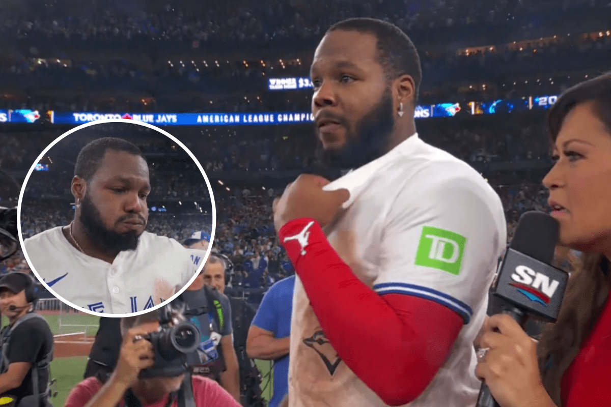 Vladímir guerrero jr y el momento en que rompe en llanto