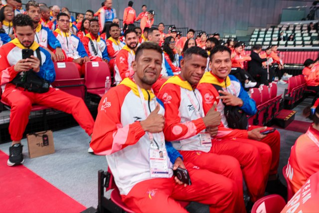 Bandera tricolor ondeó en Tokio