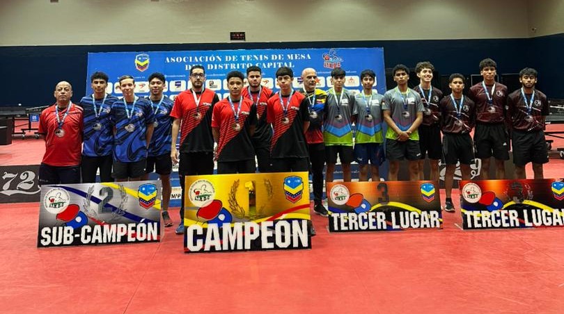Caracas se adueñó del Nacional Tenis de Mesa