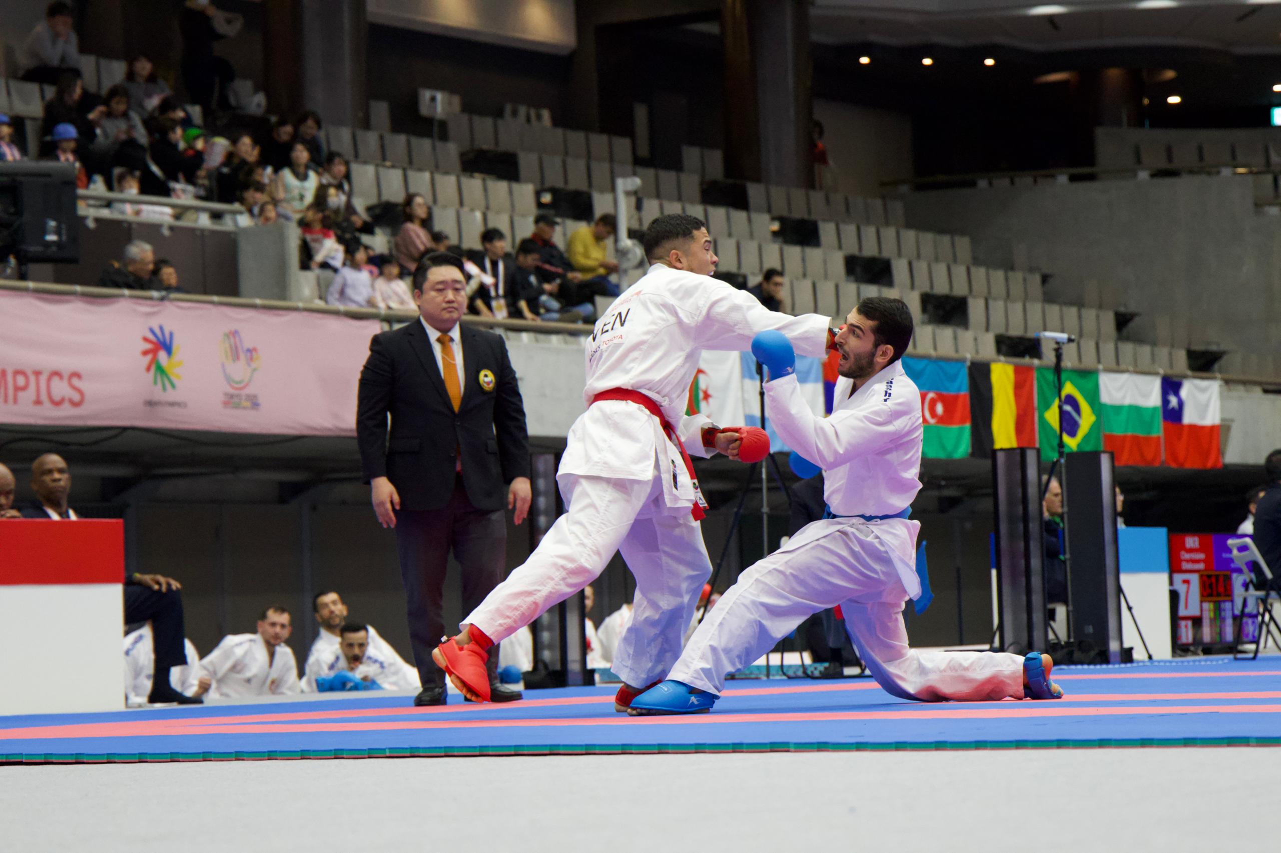 Karate masculino sumó tercera de bronce