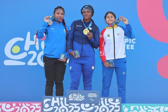 Paratletismo sumó tres de oro en Santiago