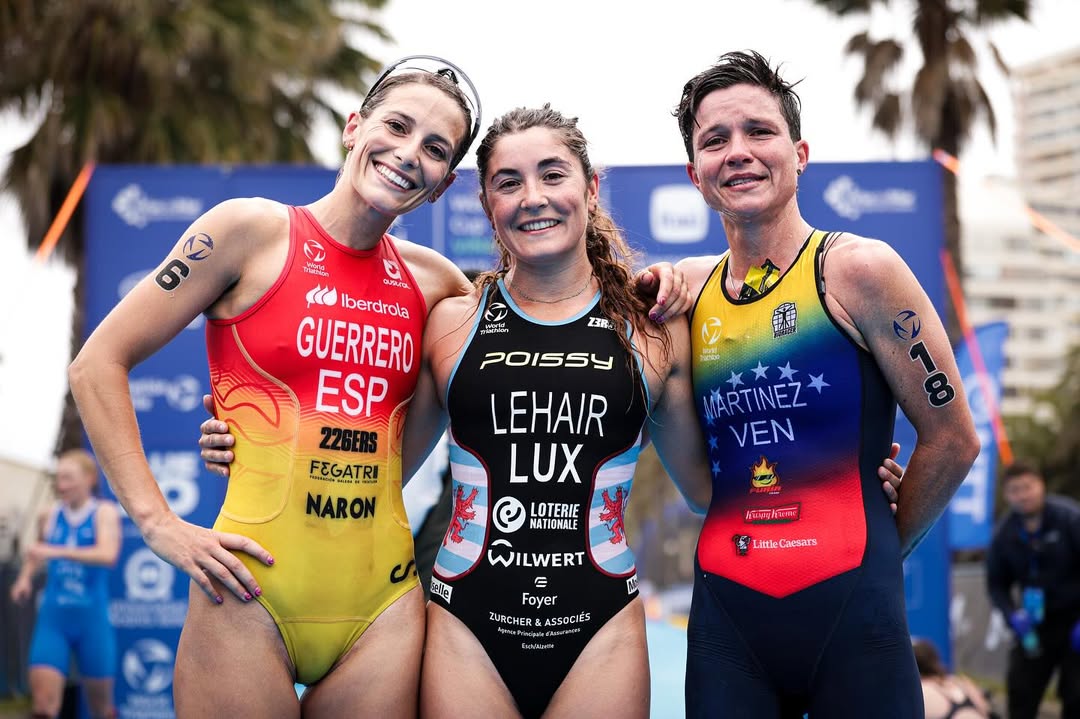 Rosa Martínez en podio mundial del triatlón