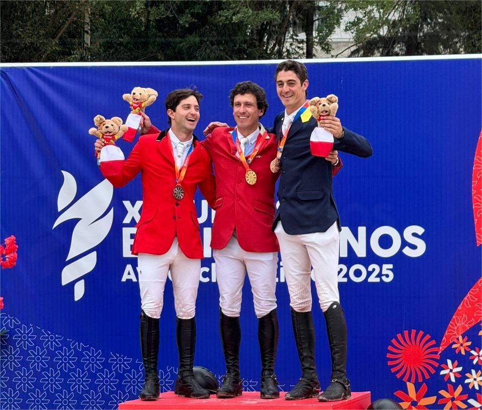 Luis Larrazábal se coronó en el salto mixto
