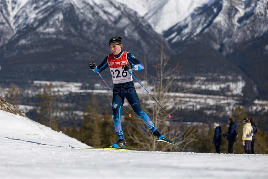 Nicolás Claveau, un criollo sobre nieve