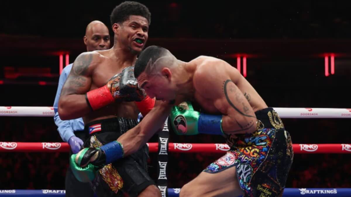 Shakur Stevenson vs Teófimo López (Cris Esqueda/Matchroom Boxing)