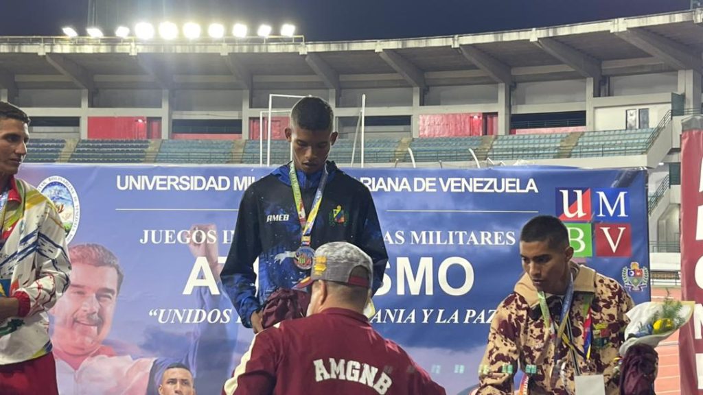 Ejército comanda medallero en el atletismo